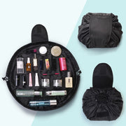 68 × 57 cm Black Drawstring Makeup & Toiletry Bag