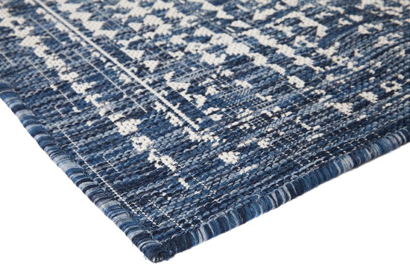 200 × 300 cm Pearl-Striped Polypropylene Outdoor Rug