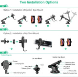 Fast Wireless Car Charger Mount