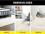 160 × 230 cm Cream Marlow Shag Area Rug