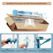 REASOR Foldable 4-Arm Tripod Drying Rack – 101–151cm