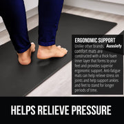2-Piece Extra-Large 12 mm Anti-Fatigue Mat Set