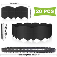 Interlocking Flexible Garden Edging – 20 Pieces