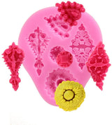 3D Retro Embossed Pendant Jewelry Fondant