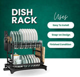 Kitchen Storage Rack, Multifunctional Dish Rack, Tableware Storage Rack, Tableware Drain Rack, Kitchen Utensil and Dish Storage, Chopstick Storage, Knife Holder, Cup Holder