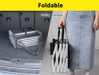 6-Step Folding Dog Access Stairs – 2 Heights, 90 kg Capacity