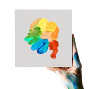 14 Mini Canvas & Easel Sets – 4 × 4-Inch Canvases