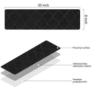 76 × 20 cm Black Adhesive Stair Treads – 15 Pack