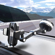 Adjustable Suction Car Phone Mount with Telescopic Arm