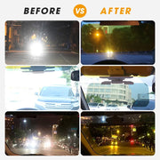 Car Sun Visor Anti-Glare Mirror, 2 in 1 Car Anti-Glare Sun Visor Car Anti-Glare Day and Night Sun Visor Mirror, Premium Sun Visor Extenders for Cars Fit a Wide Range of Motor Vehicles (1PCS)