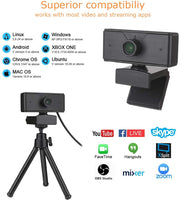 1080P Webcam with Built-in microphone