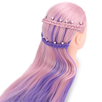 29-Inch Pink & Purple Synthetic Training Head with Clamp