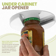 Under-Cabinet Jar & Bottle Lid Opener