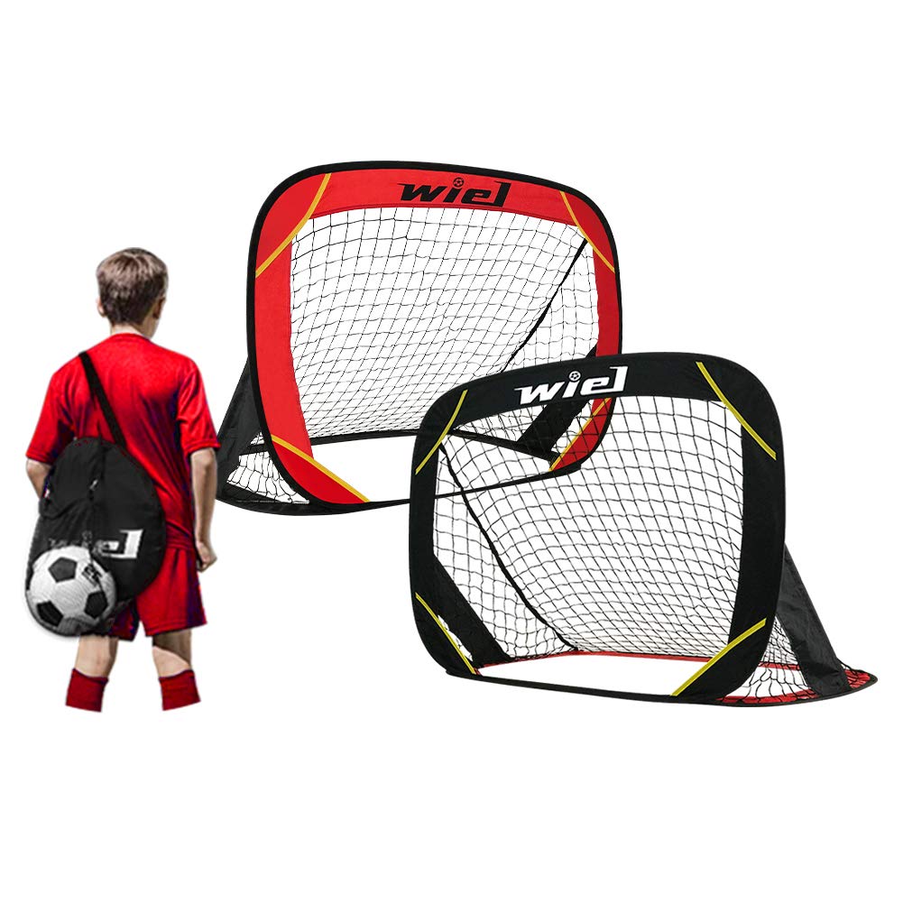 2-Pack Pop-Up Soccer Goals with Carry Bag – 122 × 81 cm