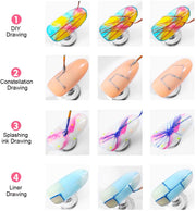 Saviland Metallic Spider Nail Gel