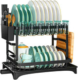 Kitchen Storage Rack, Multifunctional Dish Rack, Tableware Storage Rack, Tableware Drain Rack, Kitchen Utensil and Dish Storage, Chopstick Storage, Knife Holder, Cup Holder