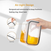 16 Pieces Airtight Food Storage Containers Set for Kitchen & Organisation - Pantry Storage Organiser, Cereal Storage Containers with 100% Leak-Proof Lids Ideal for Dry and Wet Food