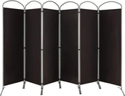 188cm Folding 6-Panel Room Divider – 4 Colours