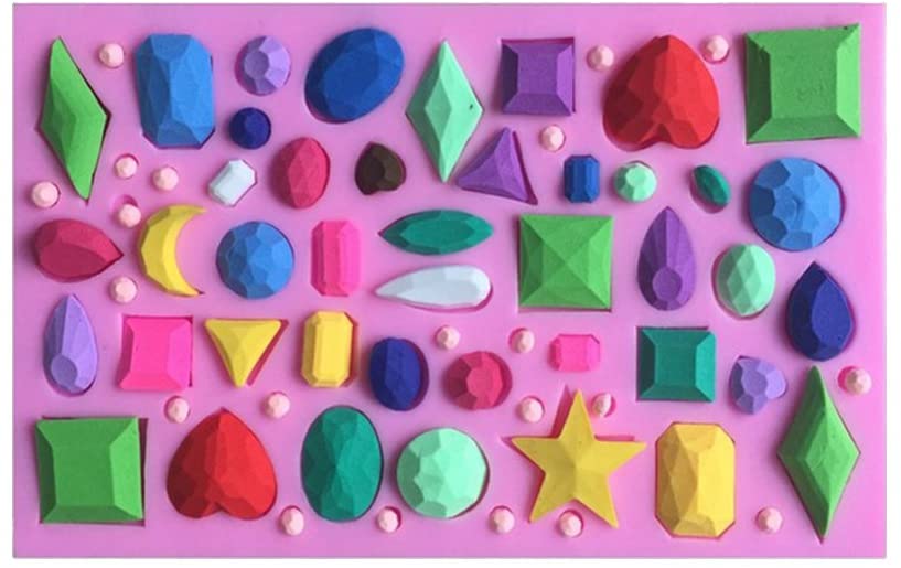 Mini Diamonds Jewel Cake Molds