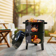 3in1 Charcoal BBQ Grill