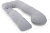 Pregnancy Pillow (with Travel/Storage Bag) U-Shape Full Body Pillow Maternity Support Detachable Extension