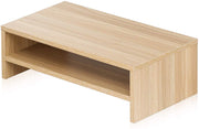 FITUEYES Beige 2-Tier Monitor Riser – 42.5cm