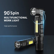 USB Rechargeable Right-Angle Work Light with Magnet