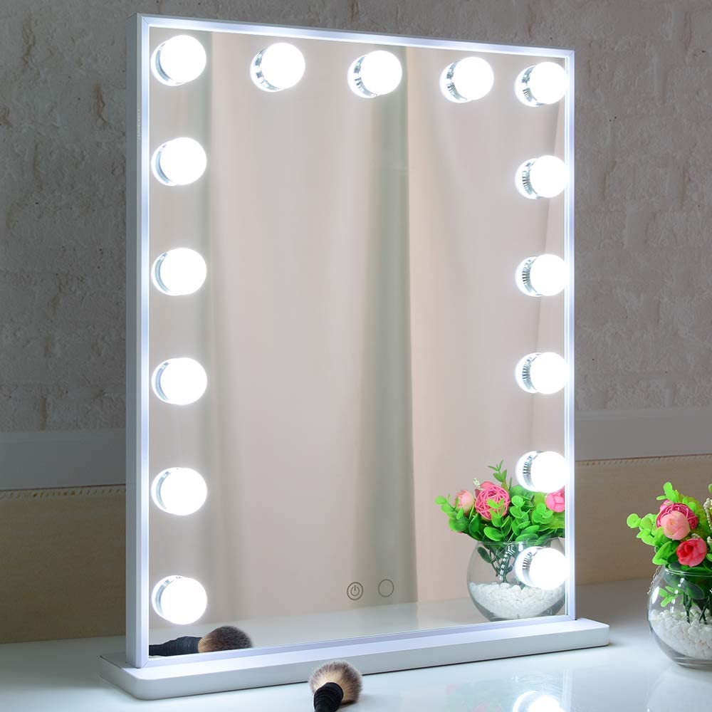 Hollywood Lighted Makeup Mirror