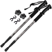 2-Pack Adjustable Anti-Shock Aluminium Trekking Poles