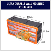 22 Drawers Storage Cabinet Tool Box Bin Organizer