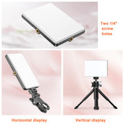 Rechargeable 60-LED Selfie & Video Light – Clip Mount
