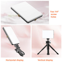 Rechargeable 60-LED Selfie & Video Light – Clip Mount