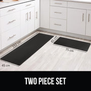 2-Piece Extra-Large 12 mm Anti-Fatigue Mat Set