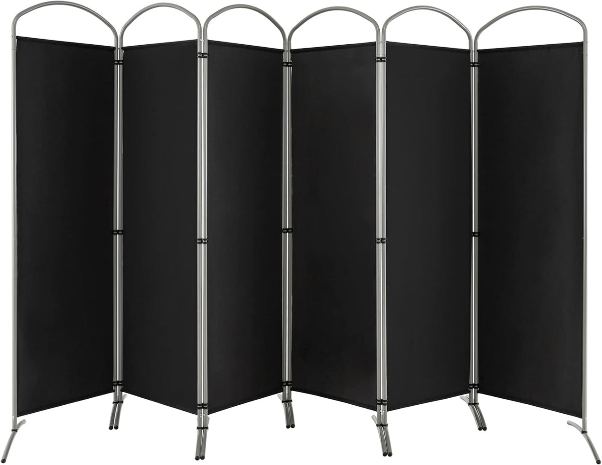 188cm Folding 6-Panel Room Divider – 4 Colours