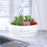 8 Inch Large Cute Cat Planter Pots