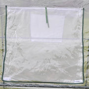 Walk-In Tunnel Greenhouse with 6 Mesh Windows