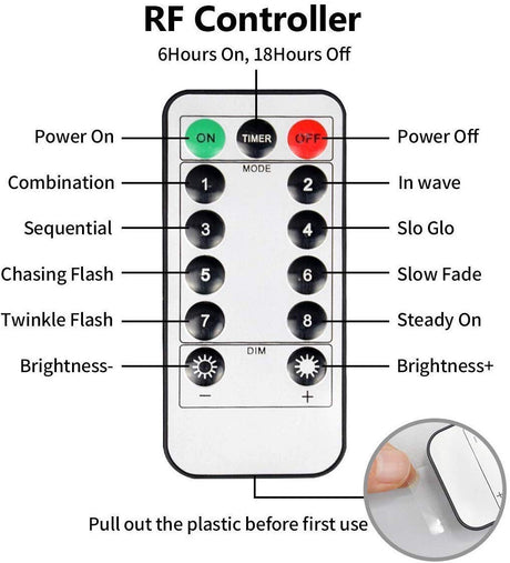 300 LED Fairy Curtain Lights (Warm White)