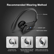 Axloie Wireless Earbuds, Bluetooth 5.0 Headphones True Wireless Premium Deep Bass IPX7 Waterproof 35H Playtime in-Ear TWS Stereo Earphones with Charging Case for Sport Running Gym Workout (BlackUpgraded)