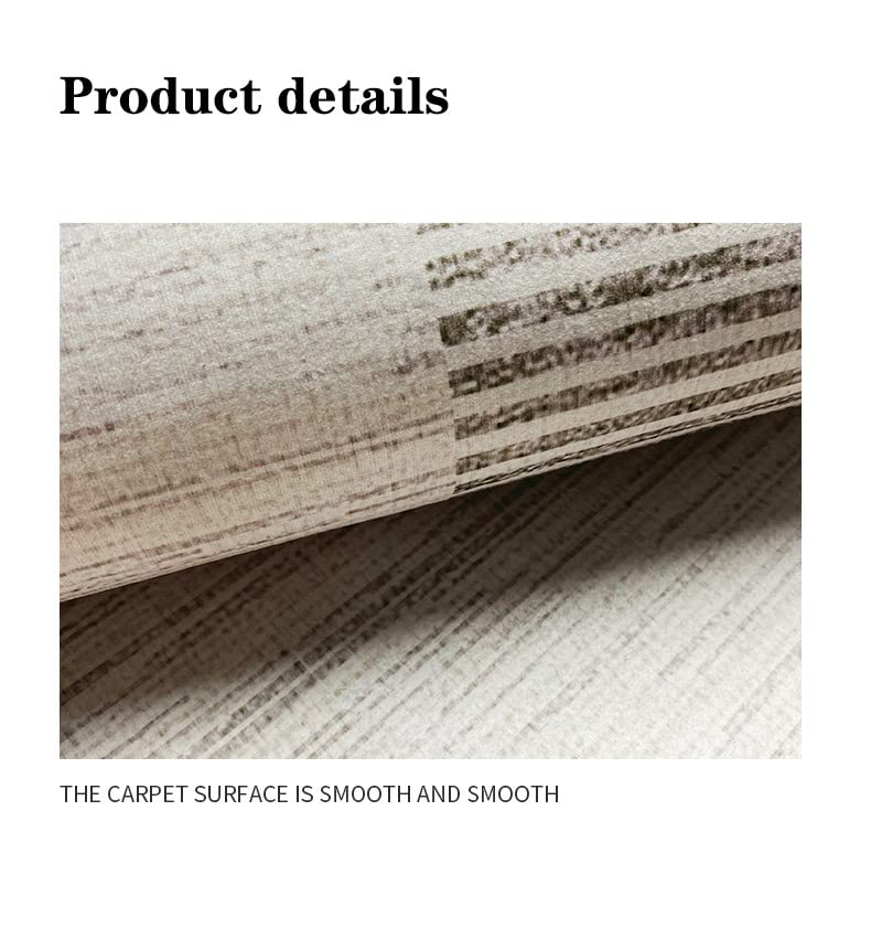 Modern Abstract Washable Short-Pile Area Rug