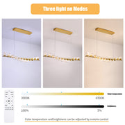 Modern Sputnik Chandelier 12 Lights LED Clear Glass Globe Pendant Light Dimmable LED Chandeliers Ceiling Light Gold Brass Chandeliers for Kitchen Island Dining Room Living Room