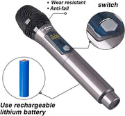 G-MARK X220U Rechargeable UHF Wireless Microphone
