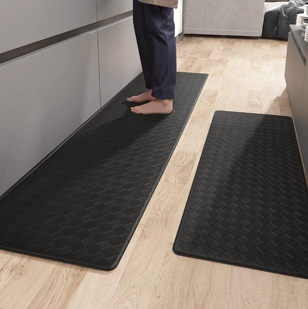 2-Piece 12 mm Cushioned Kitchen Mat Set