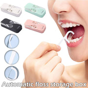 Refillable Travel Floss-Pick Dispensers with 48 Picks – 4 Pack