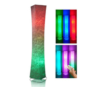 Design Floor Lamp, LEONC Standing Lamp, RGB 7 Colours, 10 Levels Brightness, Remote Control