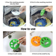 Reusable Pet-Hair Laundry Catchers – 2 Pack