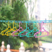 5 m Portable Loop Clothesline with Hooks