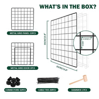 16-Panel Modular Metal Small-Animal Playpen with Door