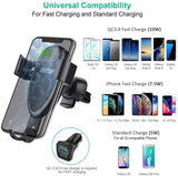 Fast Wireless Car Charger Mount