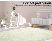 160 × 230 cm Cream Marlow Shag Area Rug