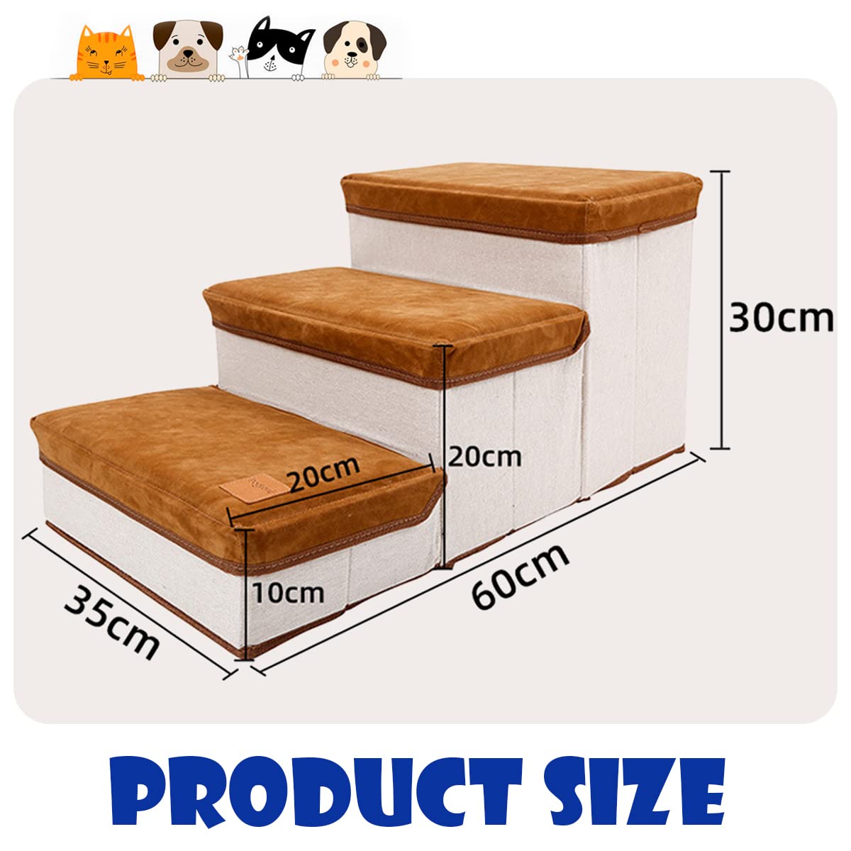 Pet Steps for Beds & Sofas – For Dogs Under 27 kg